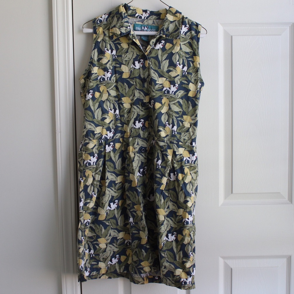 Dog print dress